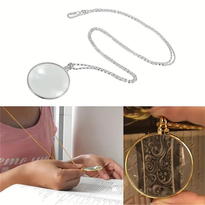 Monokel Deluxe mit Kette – Krimidinner