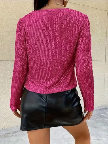 Pailletten Jäckchen – Glitzer Jacke