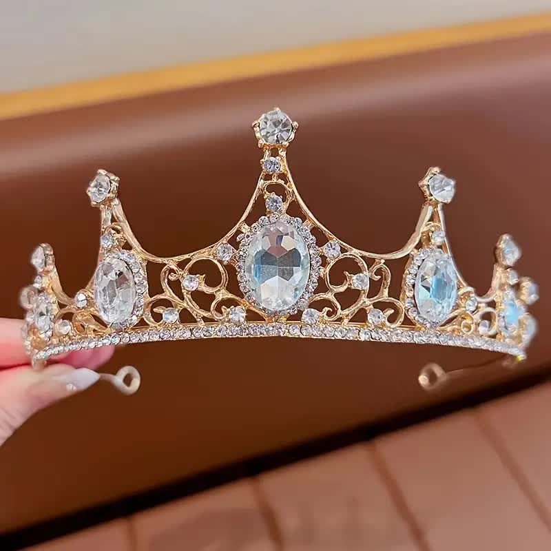 Diadem mit Edelsteinen – Prinzessin Krone