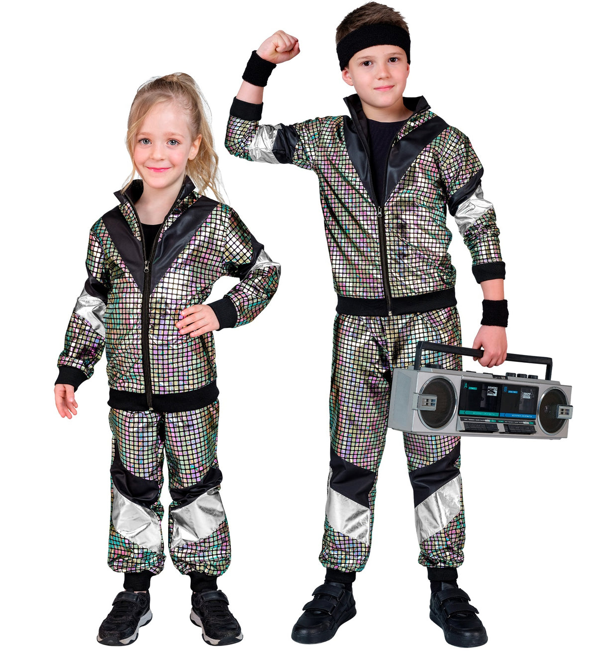 80er Trainingsanzug Kinder Disco