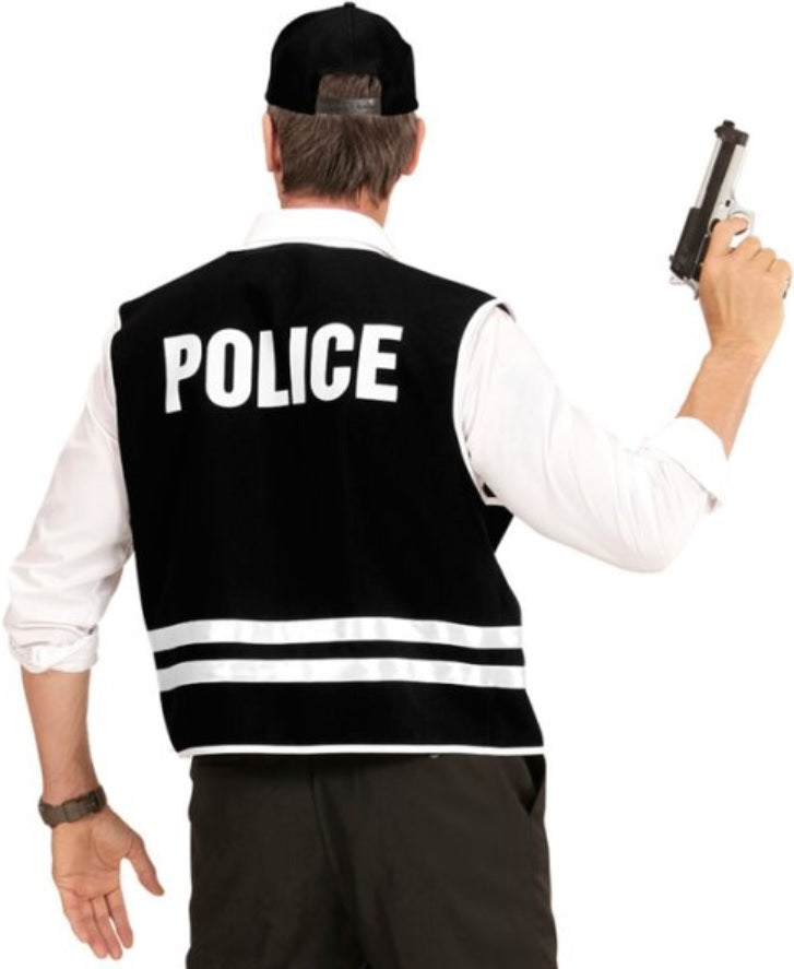 Polizei Weste Police mit Mütze