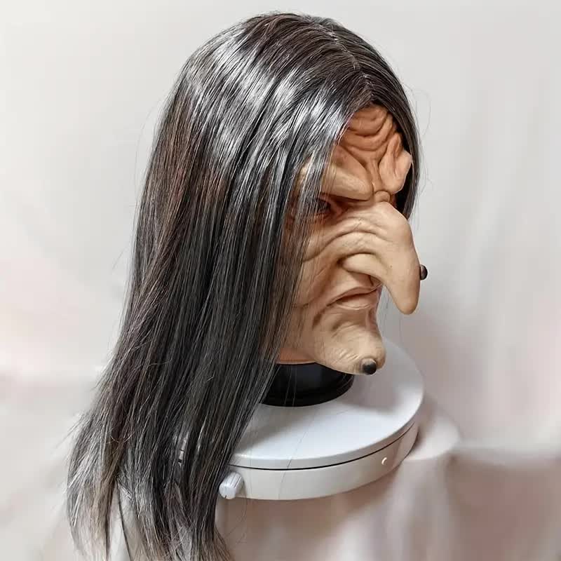 Hexe Maske – Grossmutter Latexmaske