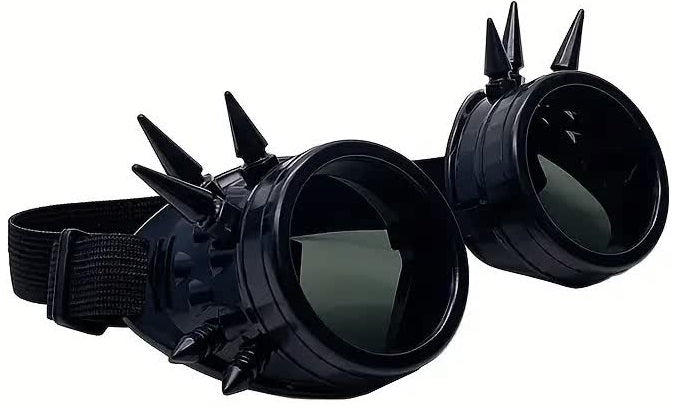 Steampunk Brille mit Spikes – Gothic