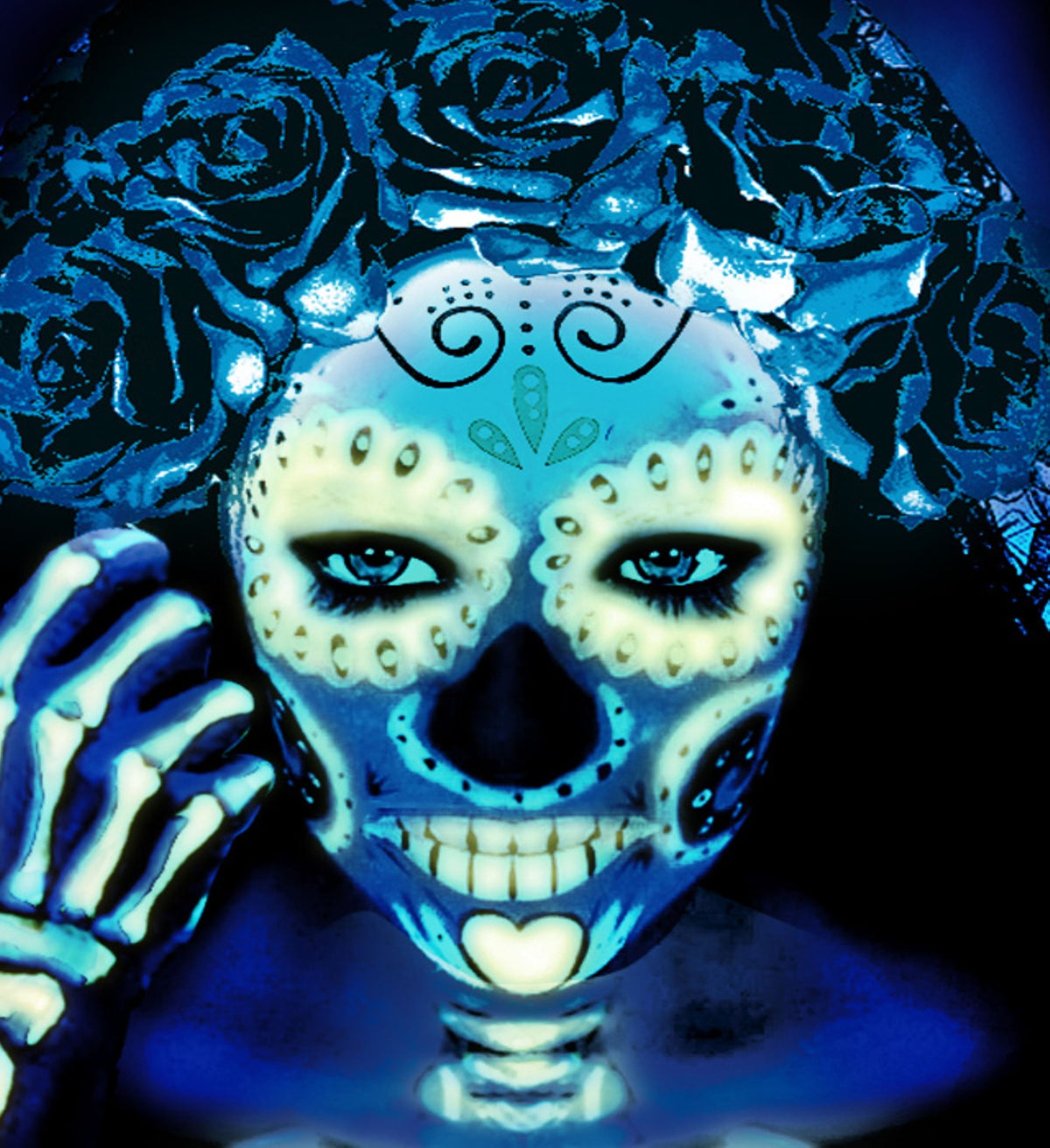 Glow in the Dark Schminke – Körperbemalung