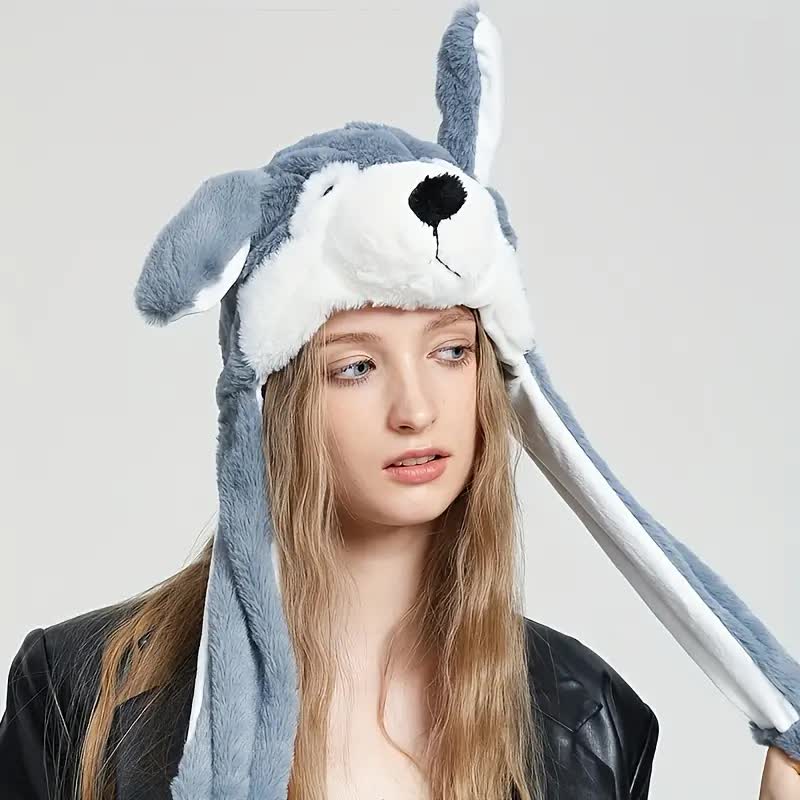 Wolf Mütze mit Wackelohren