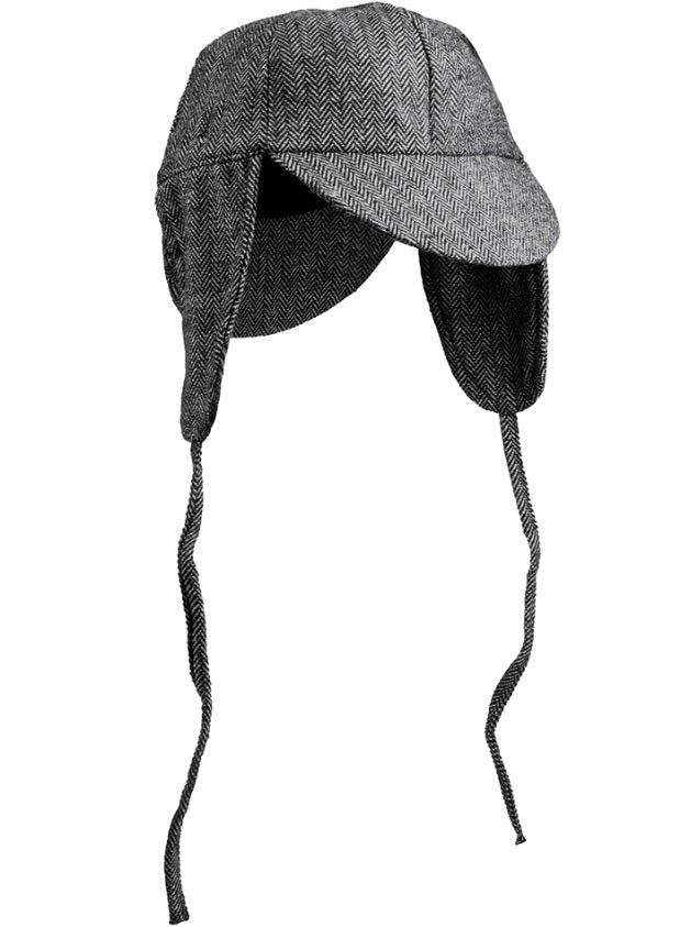 Sherlock Holmes Mütze im Tweed Style