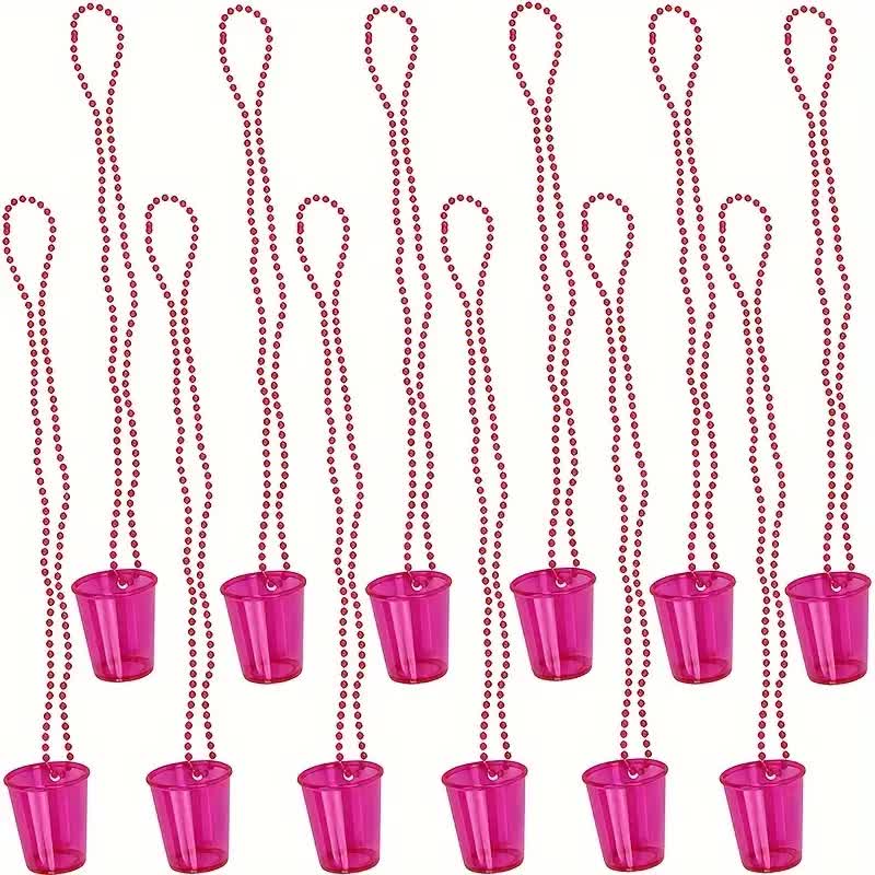 Shotglas mit Kette – Party Halskette