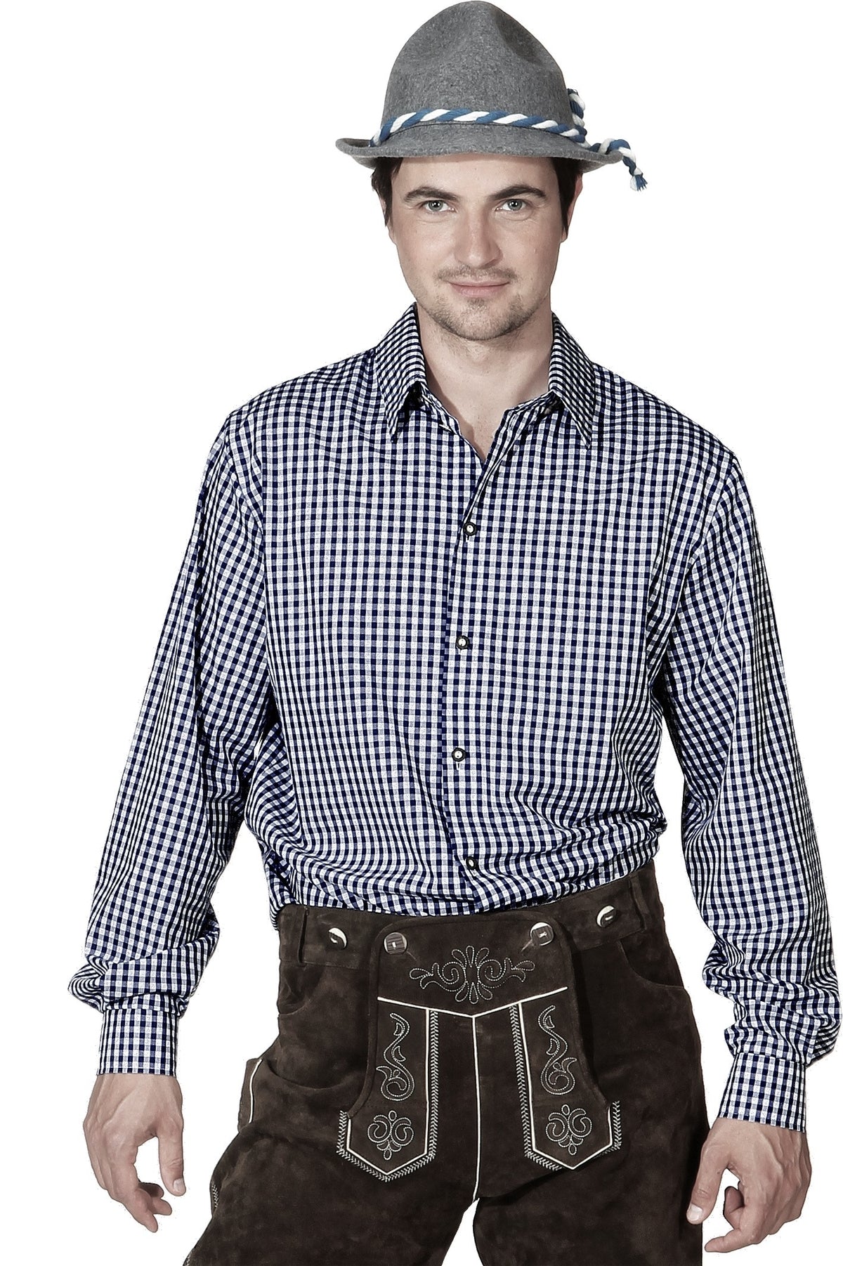 Trachtenhemd kariert für das Oktoberfest