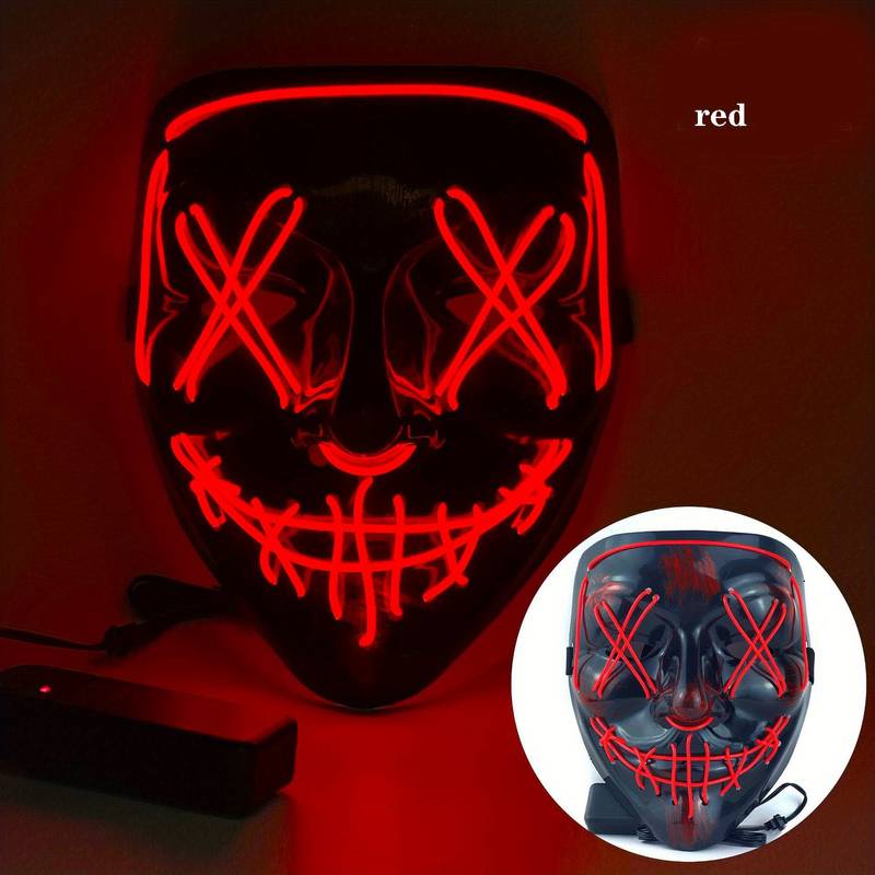 LED Maske – Purge Halloween Maske