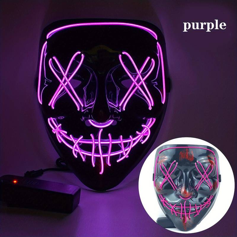 LED Maske – Purge Halloween Maske