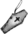 Sarg Tasche – Vampir Handtasche mit Kreuz