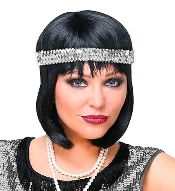 Flapper Stirnband mit Pailletten – 20er Jahre