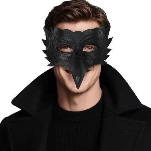 Mystische Krähe Augenmaske