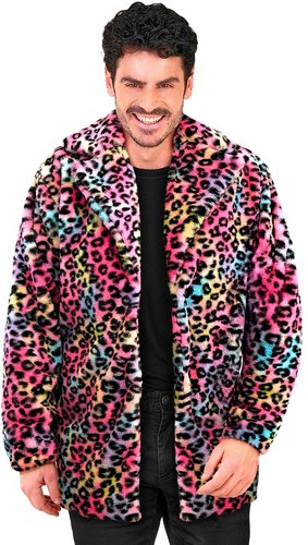 Leoparden Plüschjacke Unisex – Fake Fur