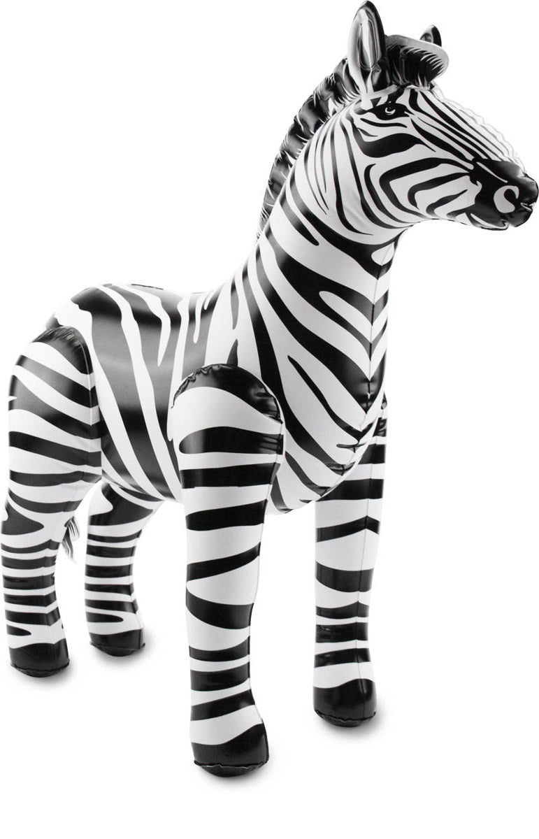 Aufblasbares Zebra – Safari Deko