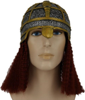 Ritterhelm mit Haaren – Wikinger Helm