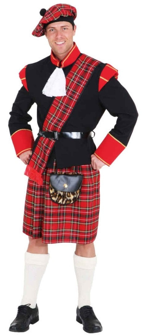 Schotte Kostüm Herren mit Kilt