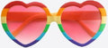 Pride Herzbrille – Partybrille