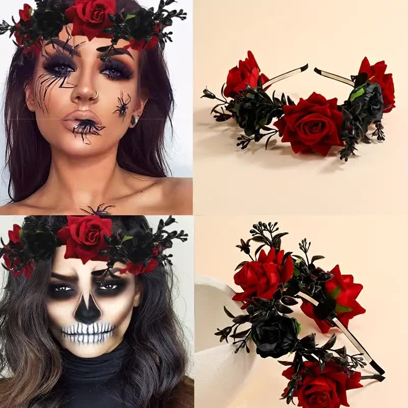 Rosen Haarreif – Dia de los Muertos & Vampir